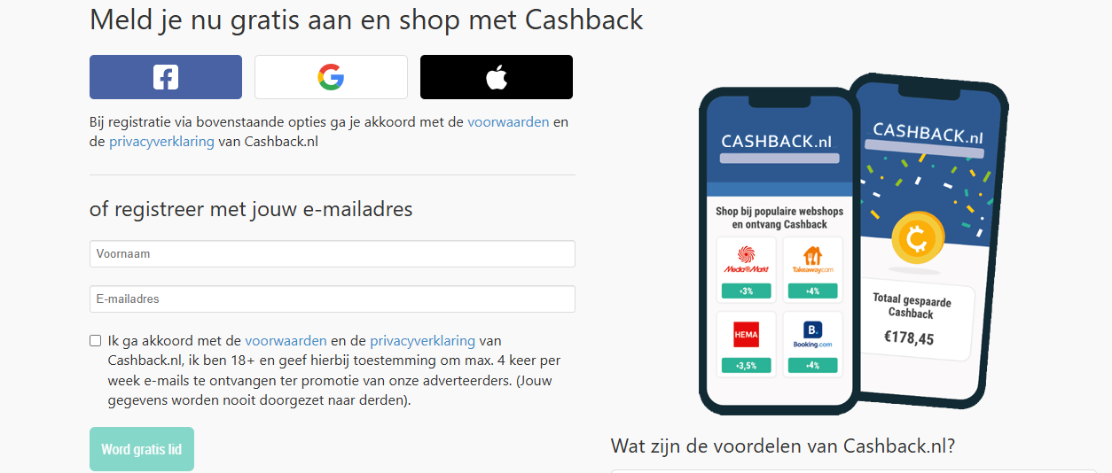 cashback nl